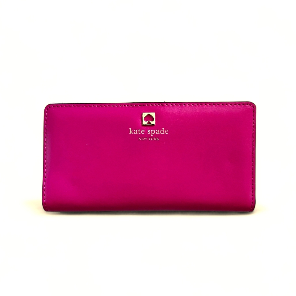Kate Spade Charlotte Terrace Stacy Bifold Wallet / Fuschia / GUC